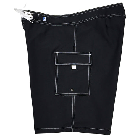 Women&#39;s Long Board Shorts.  Regular Rise.  Cargo + Back Pocket