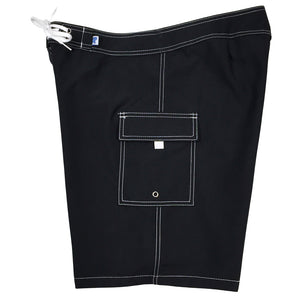 Women's Long Board Shorts.  Regular Rise.  Cargo + Back Pocket