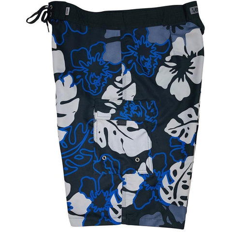 Mens Long Double Cargo Board Shorts - "Elephant Ears"